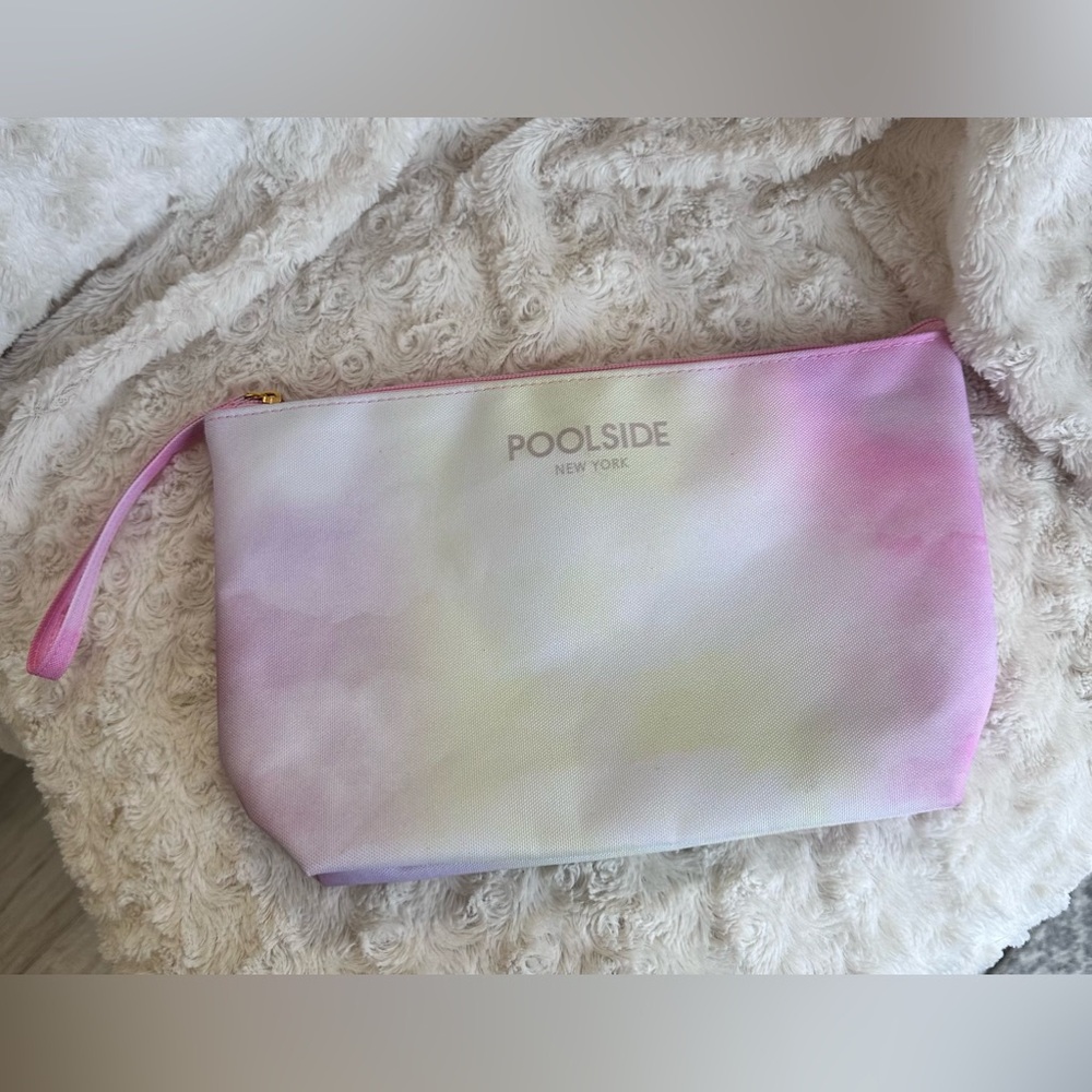 Poolside Water Resistant Tie-dye Pouch Wristlet